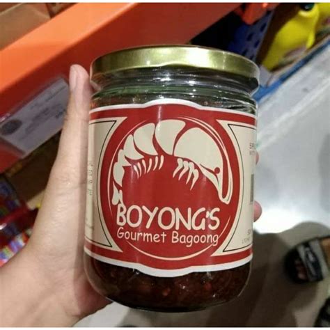 S&R Boyong's Gourmet Bagoong with Pork Plain and Spicy 500g.